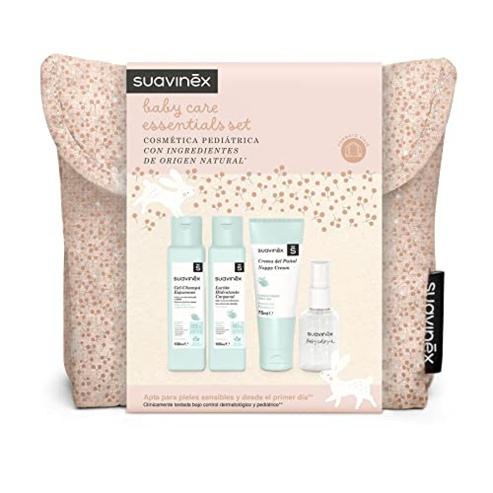Set neccesaire cuidados cosmetica SUAVINEX rosado