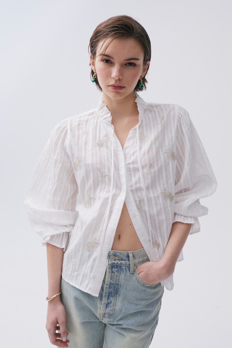 Camisa Blossom - Blanco 