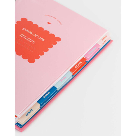 Agenda A5 2026 Fucsia Claro