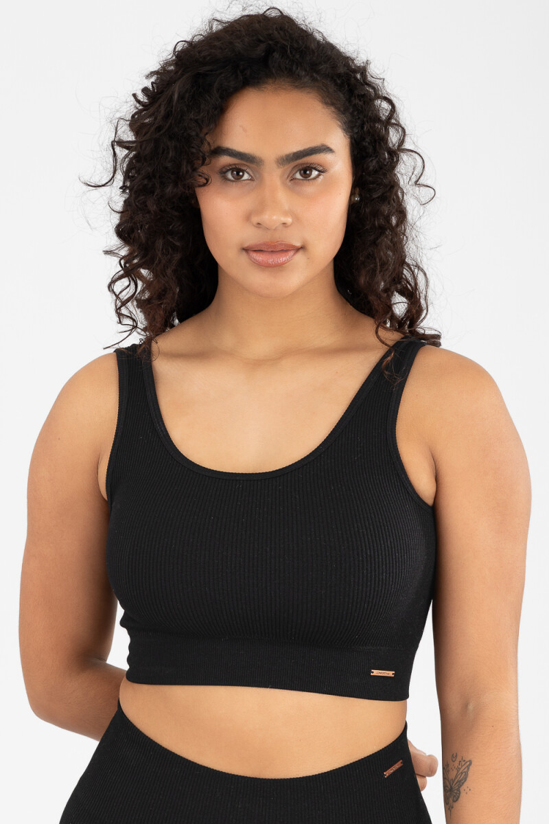 Top seamless comfortfree - Negro