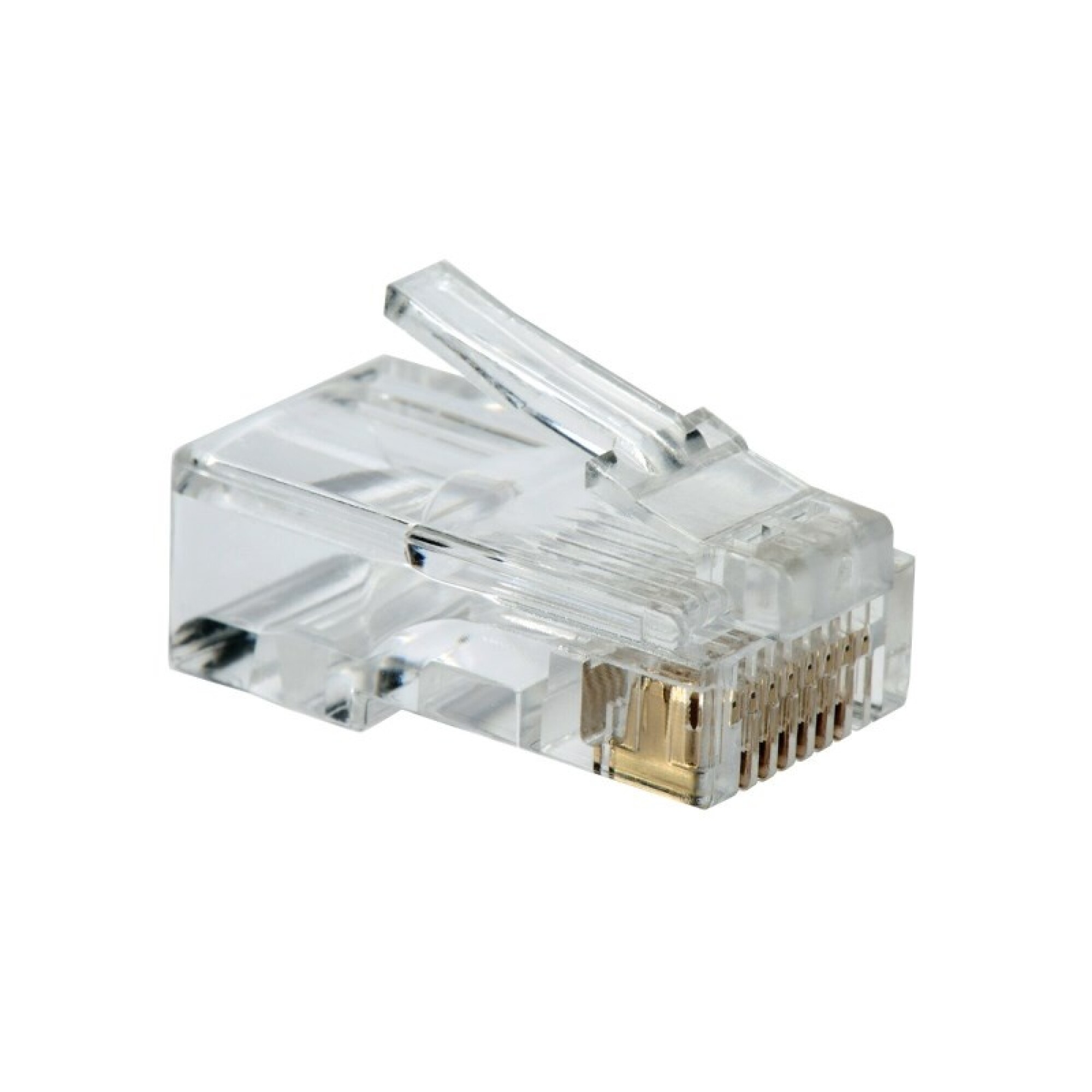 FICHA MACHO RJ45 CAT6 50 MICRONES NUEVO — Luminotecnia