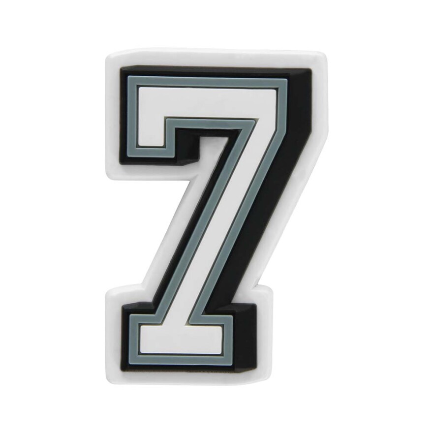 Jibbitz Number 7 Multicolor Multicolor