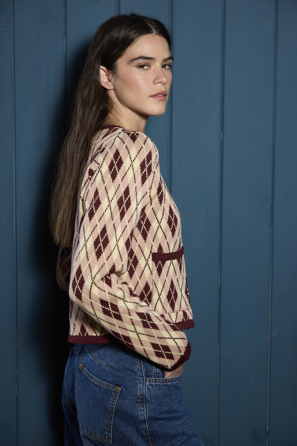 Saco Rombos Renata Rosa