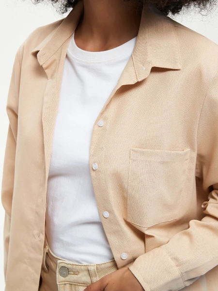 CAMISA CORONA AMAR. PASTEL