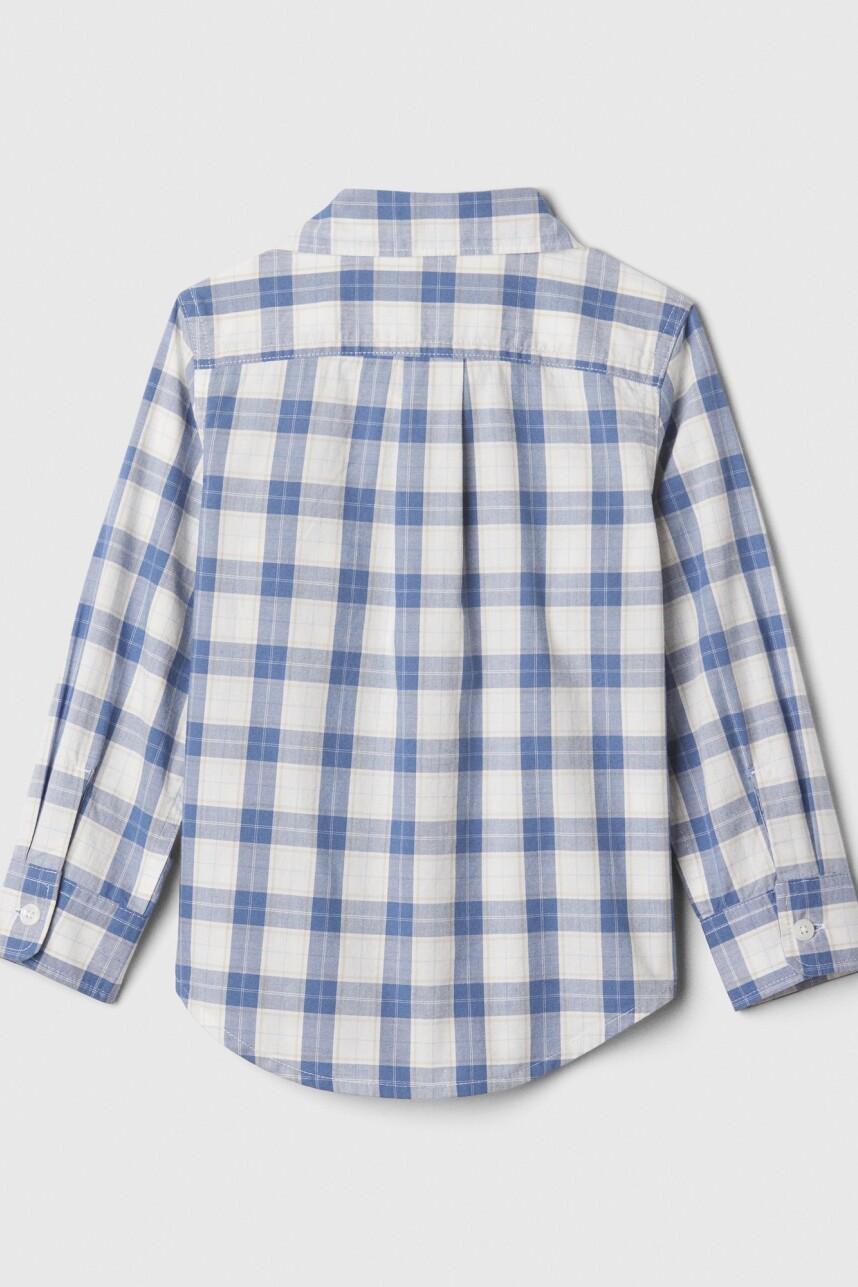 Camisa Poplin Toddler Niño Bainbridge Blue