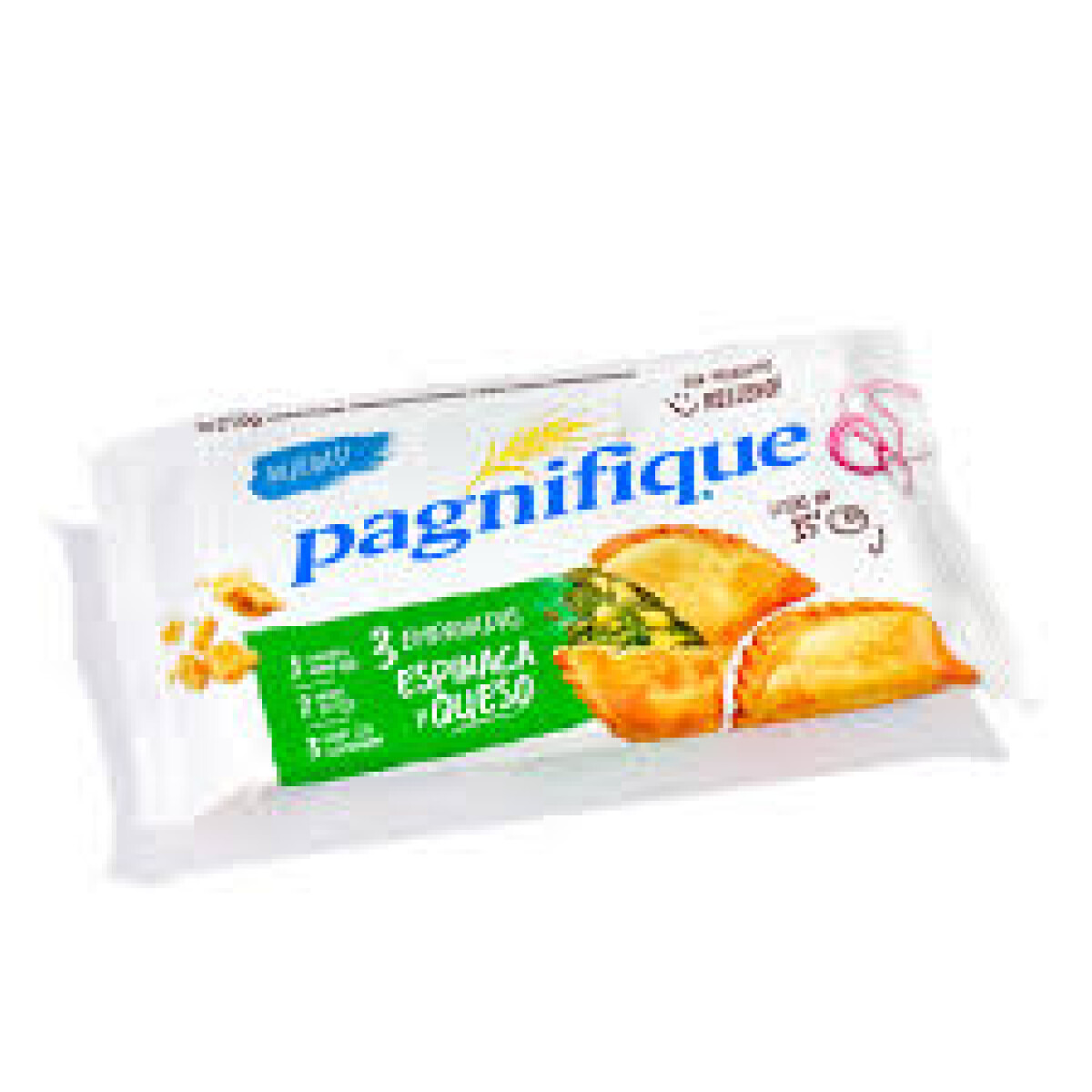 Empanadas espinaca y queso 3 unidades 