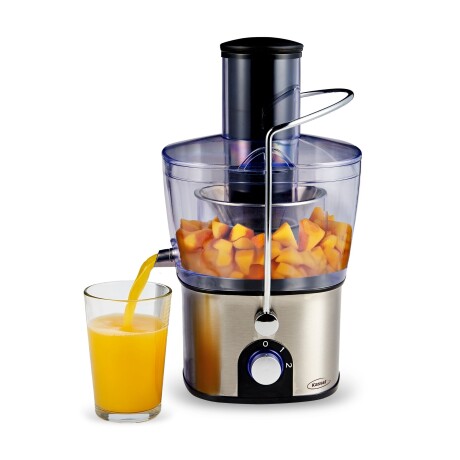 Extractor de Jugo Kassel Inox Acero Inoxidable 1000W GRIS