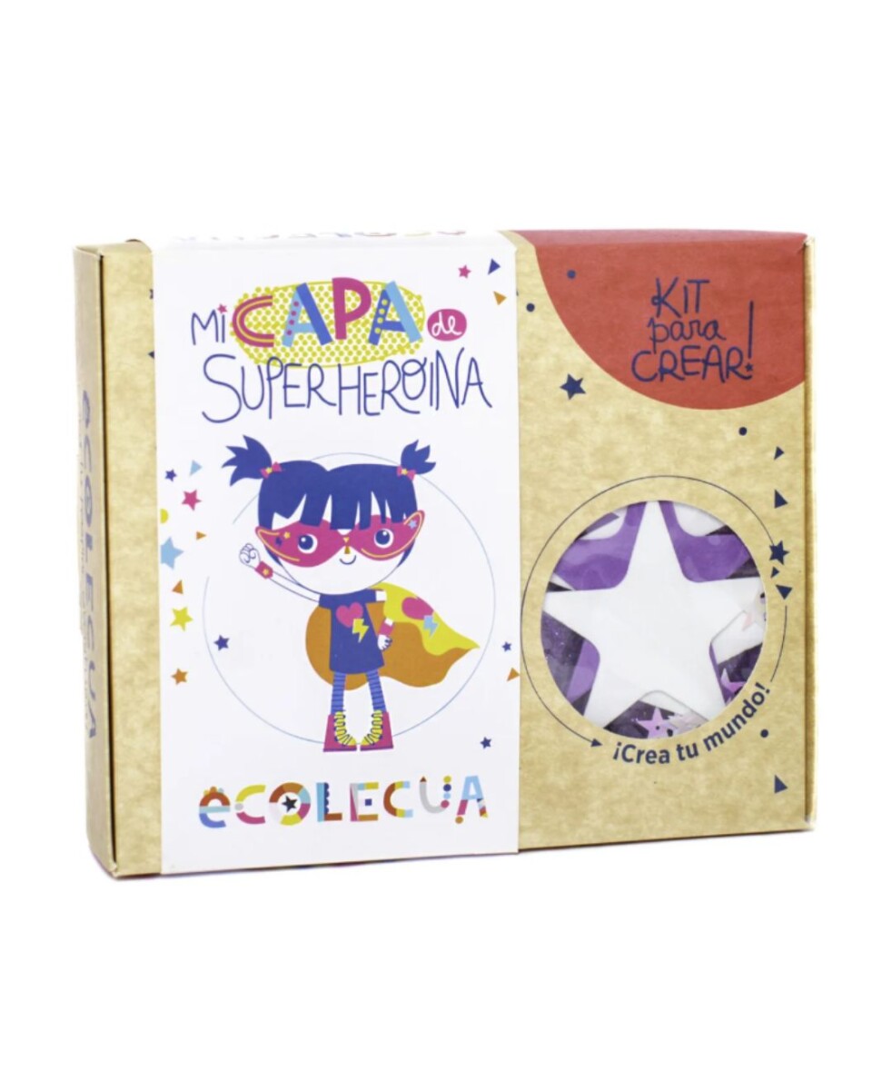 KIT MI DISFRAZ DE SUPERHEROINA - S/C 