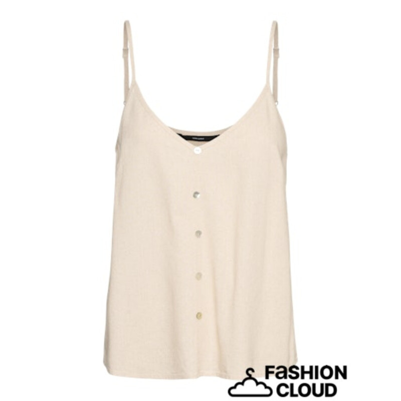 VMMYMILO SINGLET TOP WVN GA OATMEAL