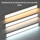 Barra Lampara Luz Led Recargable Sensor De Movimiento 40cm Negro Barra Lampara Luz Led Recargable Sensor De Movimiento 40cm Negro