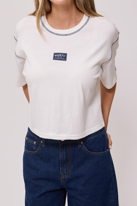 T-SHIRT RUTSU RUSTY Blanco
