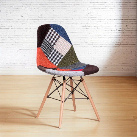 SILLA DE COMEDOR EAMES Silla Eames Patchwork