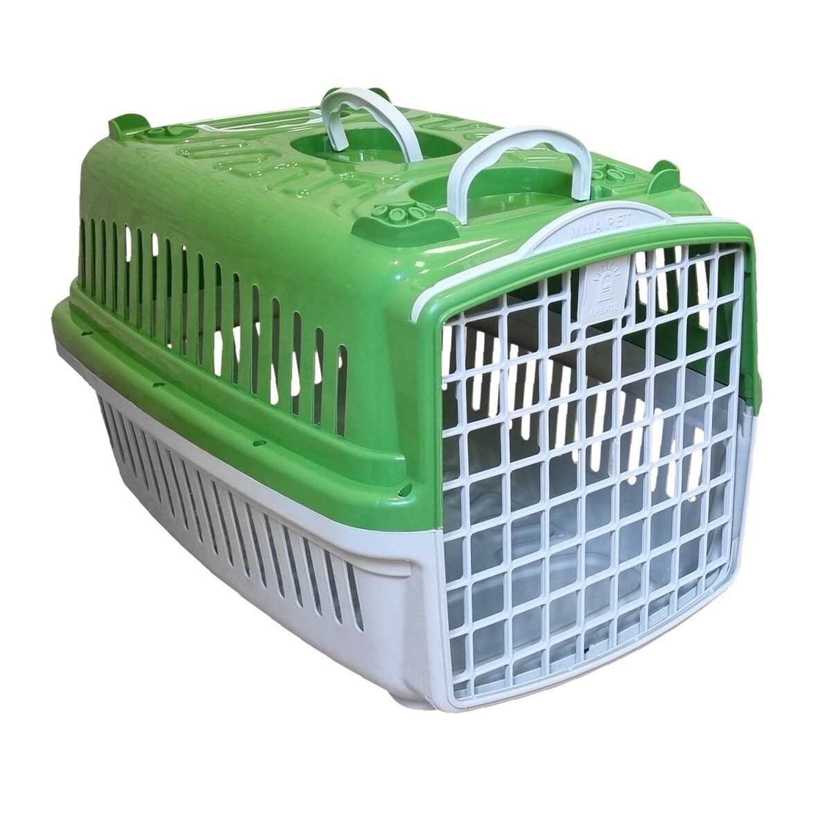 Transportadora Rígida Para Viaje Mascota Perro Gato 62x45x39 - Variante Color Verde 
