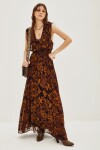 Vestido Cebra Banjar Marron