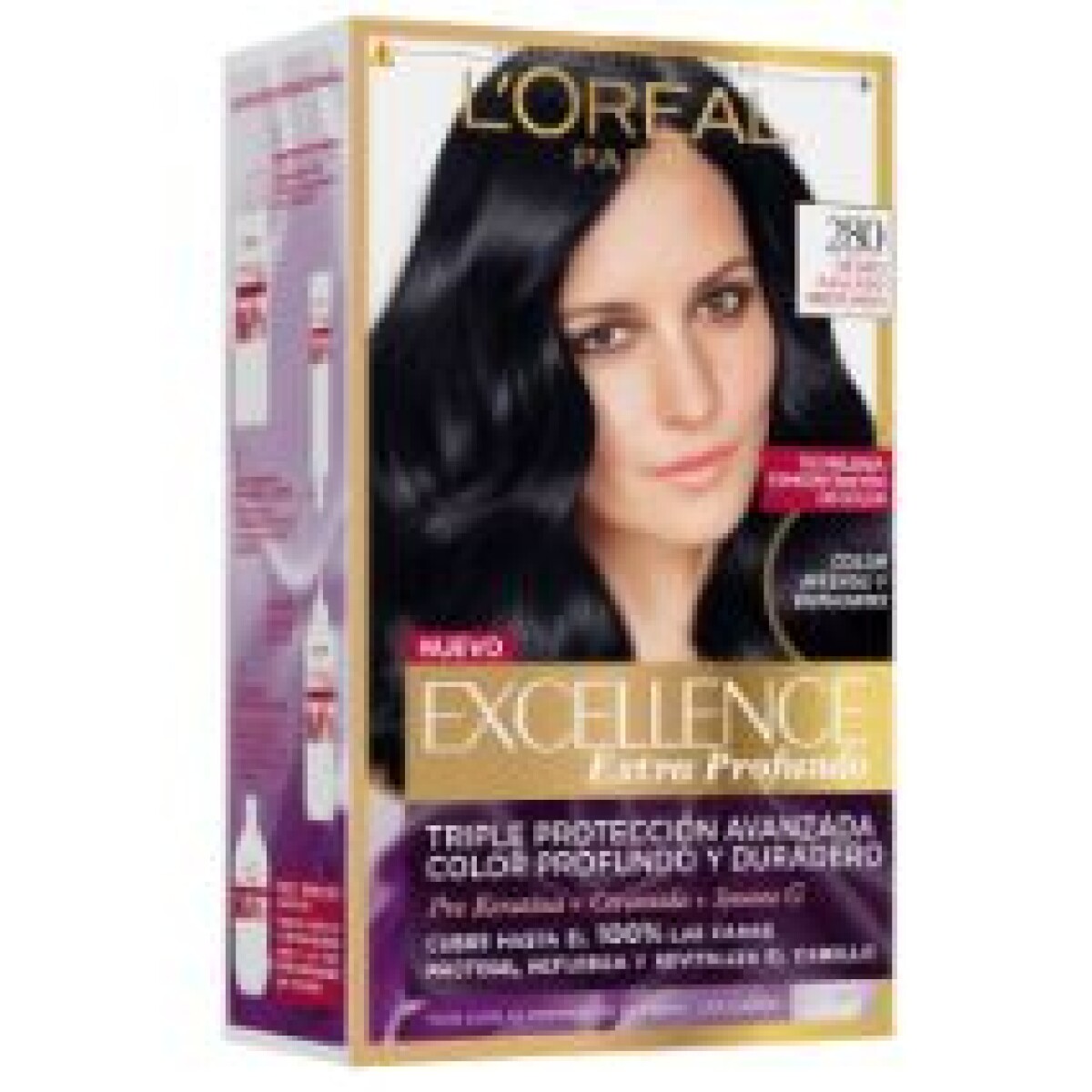 Tinta Excellence 280 Negro Azulado – Color Intenso