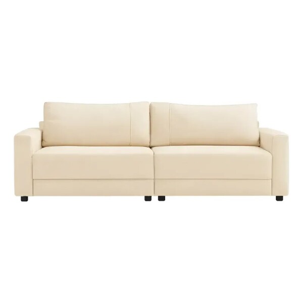 SOFA 4 CUERPOS - TAPIZADO EN TELA BEIGE SOFA 4 CUERPOS - TAPIZADO EN TELA BEIGE