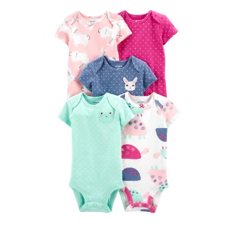 Pack Carters X5 Bodies Manga Corta 1L767010 MULTICOLOR