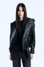 CAMPERA CUERO GRETTA Negro