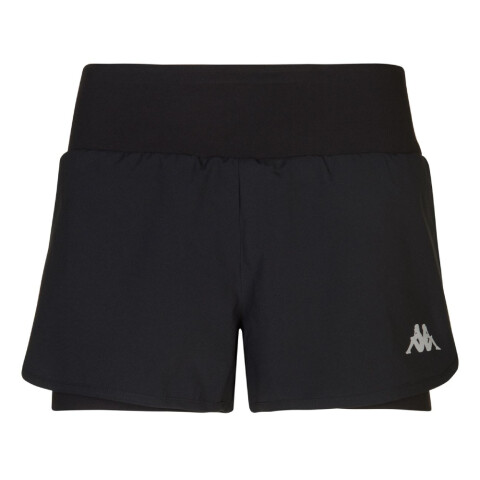 Short Training Kappa Falza Mujer Black