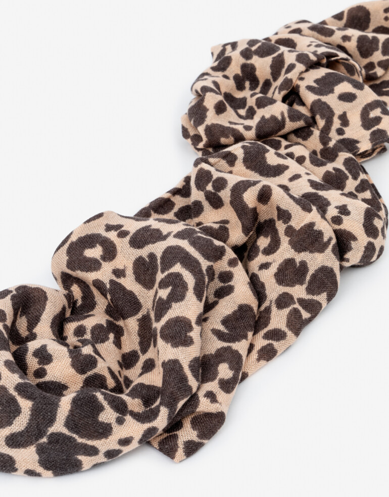 Pashminas Estampados Varios: Animal Print/Rayado/Flores Pashmina Animal Print - Combinacion Multicolor