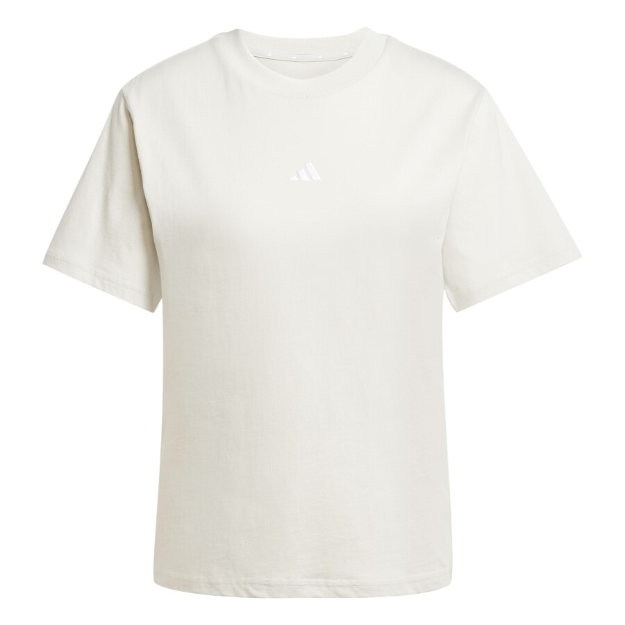 Remera de Mujer Adidas Essentials Small Logo Beige