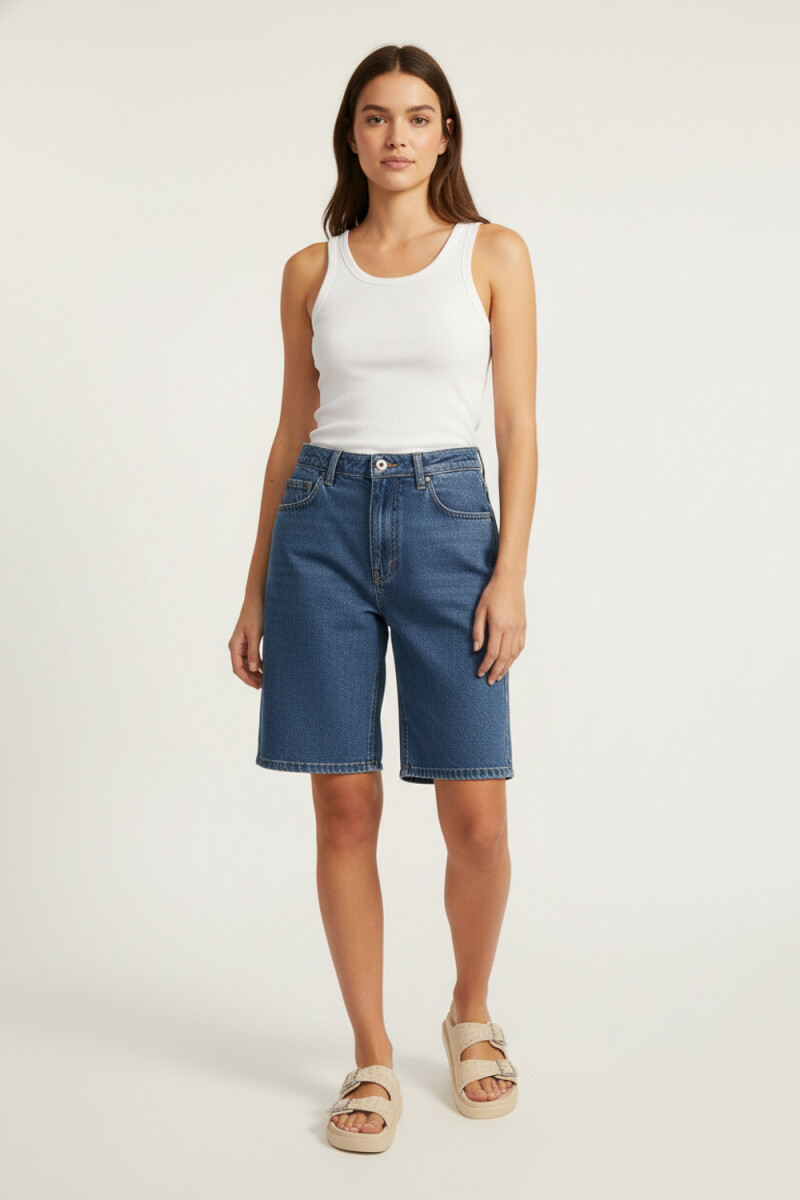 Short Sereia - Azul Medio 