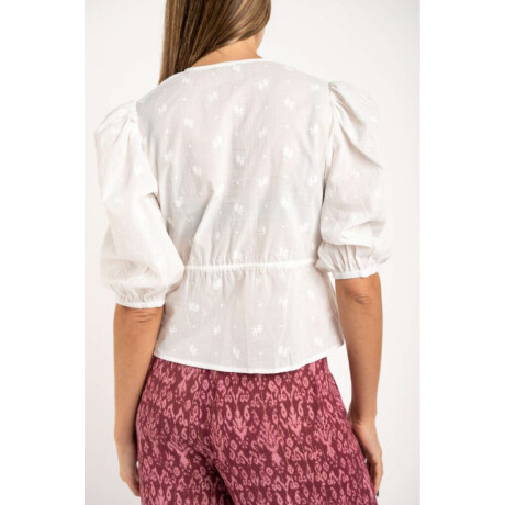 Blusa Broderie Crudo