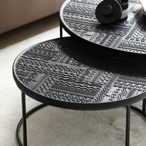 MESA DE CENTRO VOLTA Negro - Small