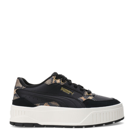 Championes de Mujer Puma Negro - Dorado - Blanco