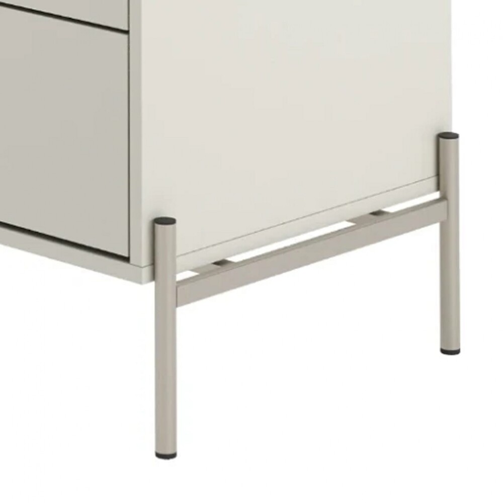 Cómoda Jasper 3 cajones White Matte champ