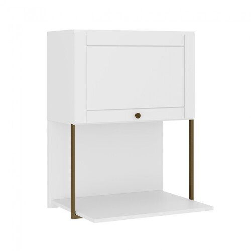 Aereo Americana 60 con Tiradores Oro Blanco Aereo Americana 60 con Tiradores Oro Blanco