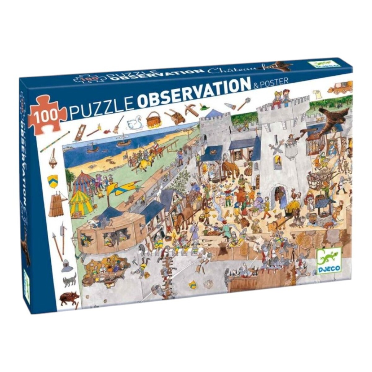 Puzzle Observación Castillo Djeco 