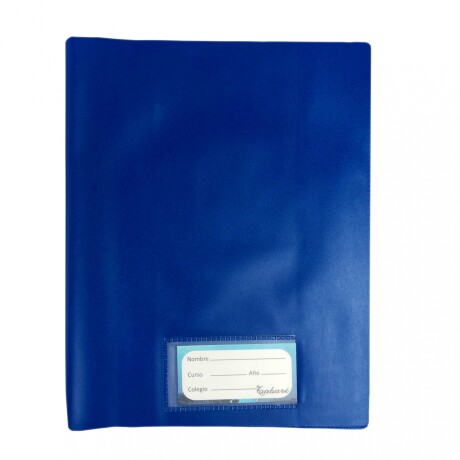 Forro PVC Cuaderno Chico x25 Azul