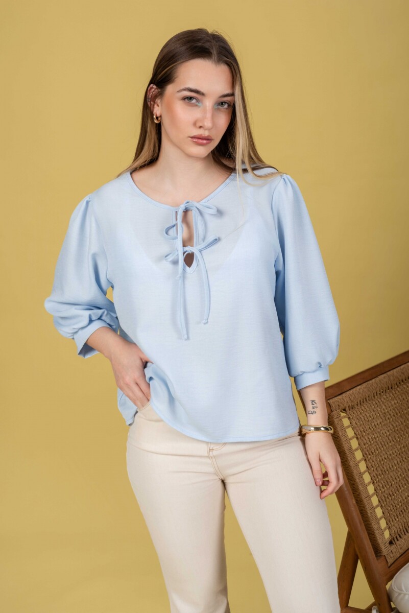 Camisa Fiona - Celeste 