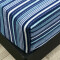 JUEGO DE SABANAS POLAR RAYAS AZULES 2 PLAZAS