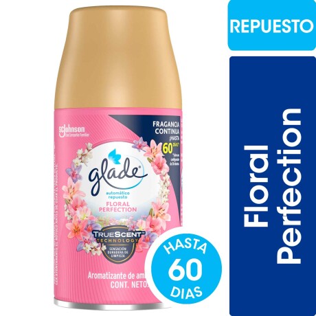DESODORANTE GLADE AUTOMATICO FLORAL PERFECTION REPUESTO 270 ML DESODORANTE GLADE AUTOMATICO FLORAL PERFECTION REPUESTO 270 ML