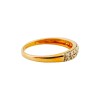 Anillo doble Sin Fin-Oro bajo-Piedra zirconias-AN8018 conpiedra