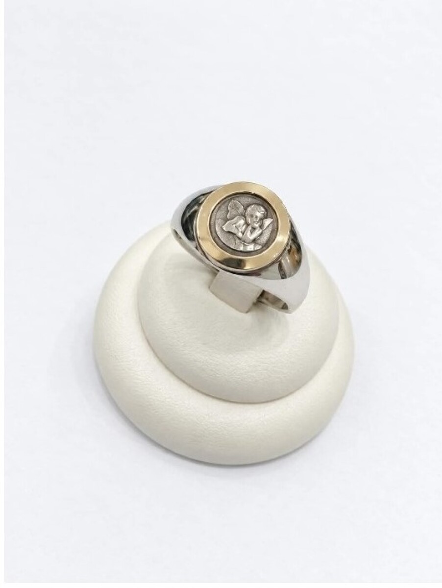 Anillo con Ángel de la guarda 