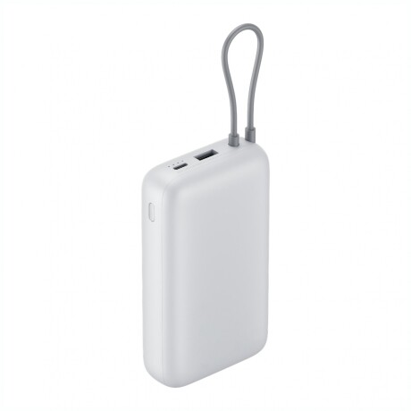 XIAOMI POWER BANK 20000MAH (INTEGRATED CABLE) GL Cargador Portátil XIAOMI Power Bank 20.000 mAh Cable Integrado - Light Gray