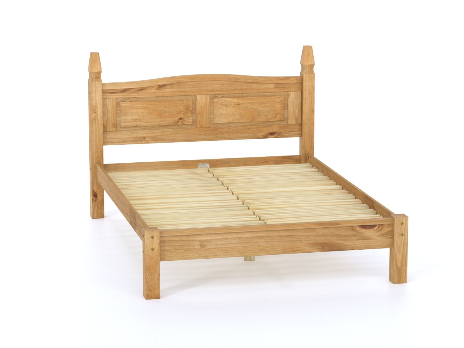 Cama 2 plazas línea Naturale - Miel 