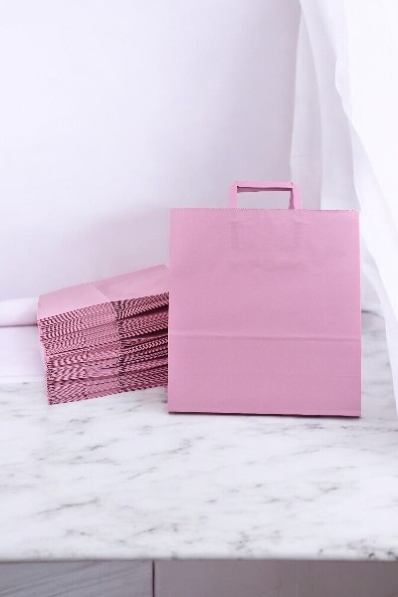 Pack x 50 - bolsa lisa 30x12x32 cm. - PASTEL PINK 