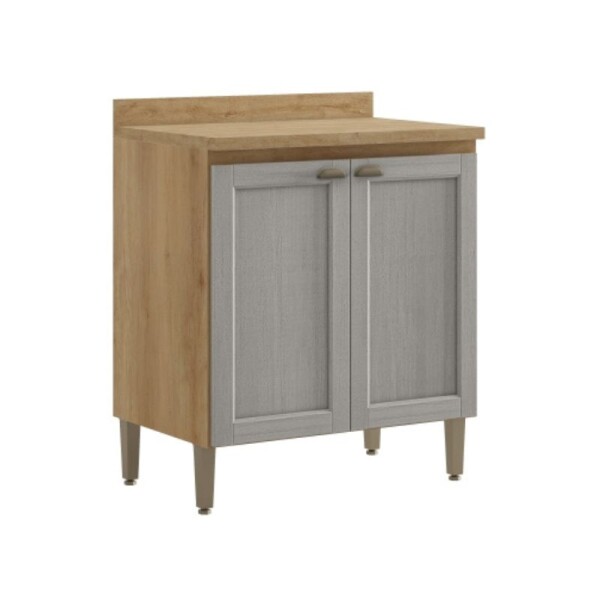 ARMARIO BAJO MESADA 80 CM 2 PUERTAS CON TAPA - ROYAL CAPUCCINO/NORDICO ARMARIO BAJO MESADA 80 CM 2 PUERTAS CON TAPA - ROYAL CAPUCCINO/NORDICO