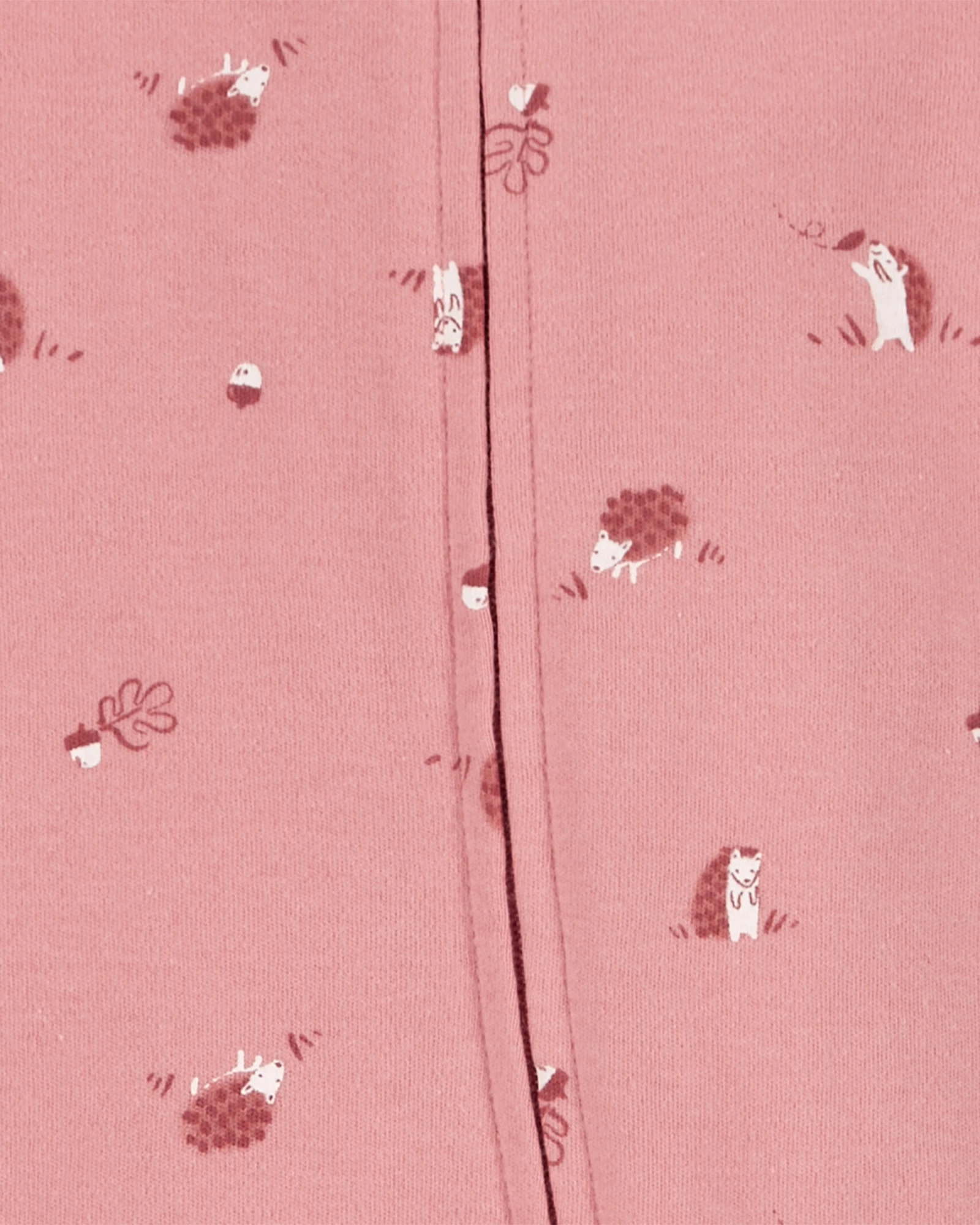 Pijama 1 pieza de algodón, con pie, diseño erizos Pijama 1 pieza de algodón, con pie, diseño erizos