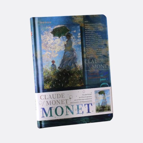 Libreta De Pintores Impresionistas Mujer Con Sombrilla