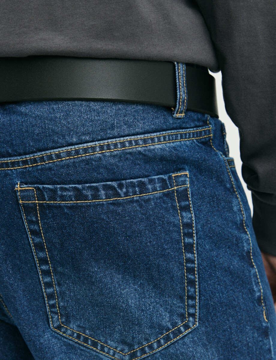 080687 PANTALON HARRINGTON LABEL Azul