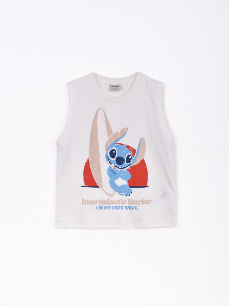 MUSCULOSA SURF STITCH BEIGE