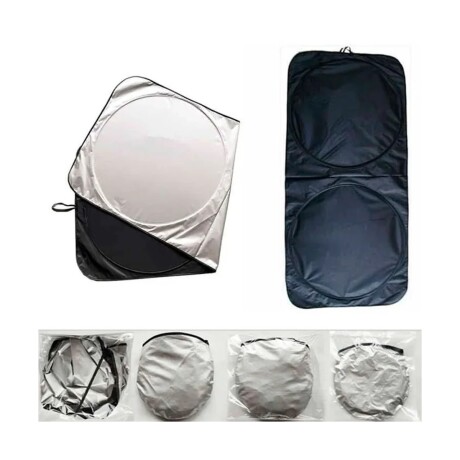 PARASOL PLEGABLE PREMIUM PARA AUTO CIRCULAR\n150*70CM 001