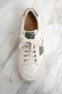 Zapatilla Cuero Verde Ingles