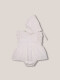 Conjunto De Rana Con Maxi Volante Blanco