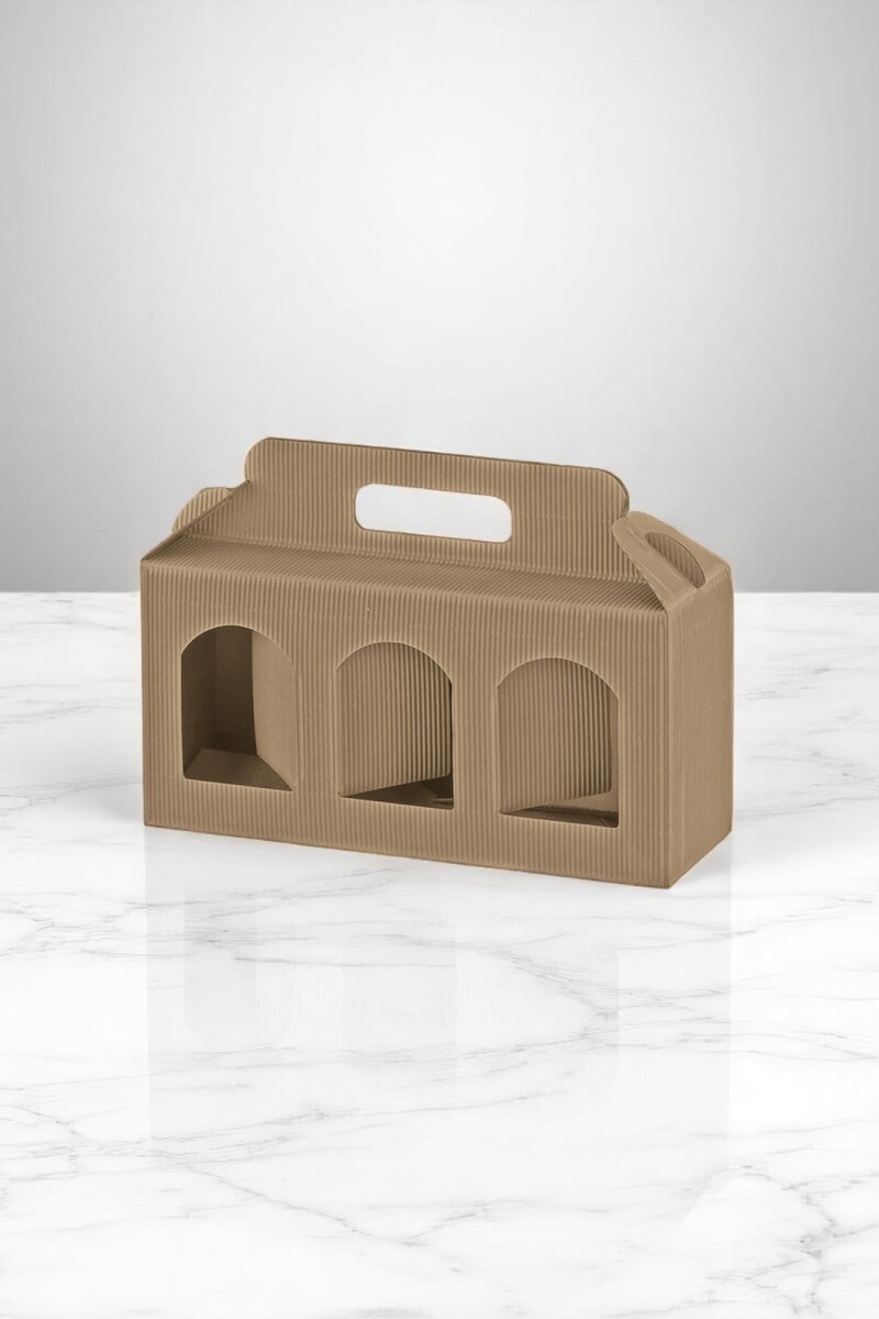 Caja corrugado 3 ventanas 31x10x12 - 35377 - AVANA 